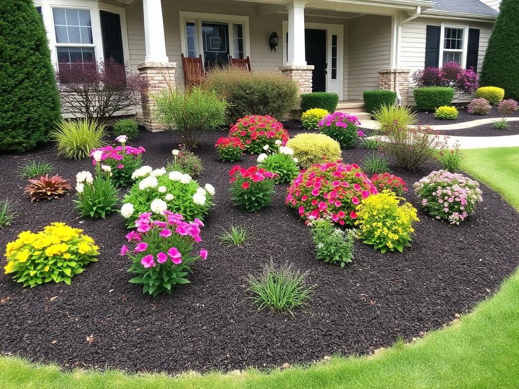 Landscaping — Bed refresh & mulching